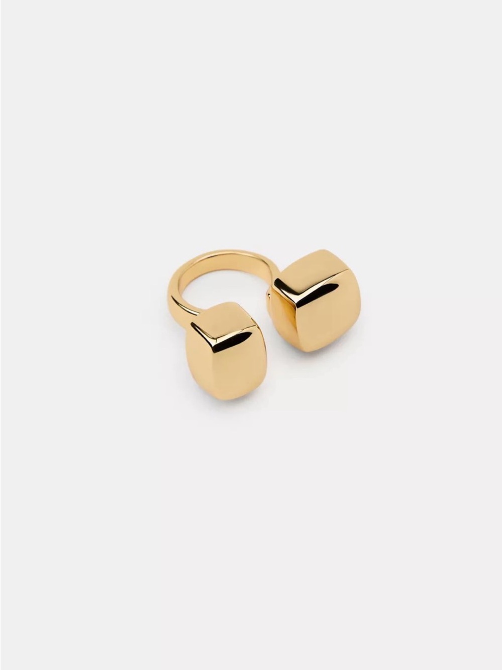 Zara 2-pack Geometric Shape Rings - Picture 3 of 6